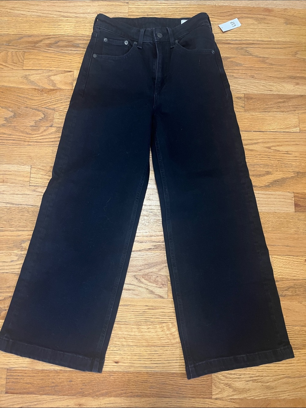 GAP Curvy Stride Ankle High Rise Jeans in Black 2 new